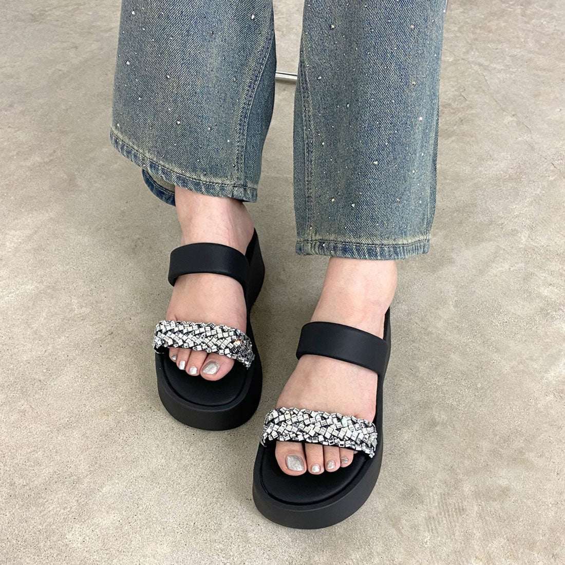 🩶💎Sandalia Shadday Courchevel🩶💎