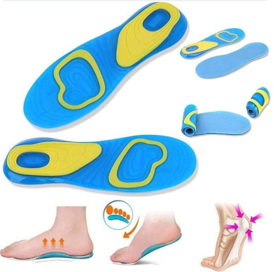 Plantilla En Gel Hombre👣🦵💙🦶