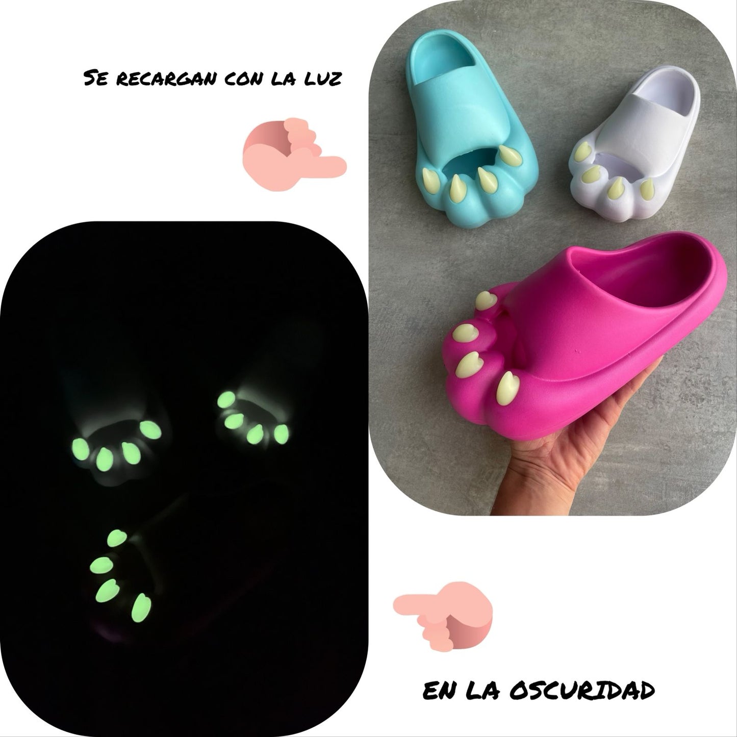 "CLAW SANDALS"😏sandalias para andar en tu casa 🌙